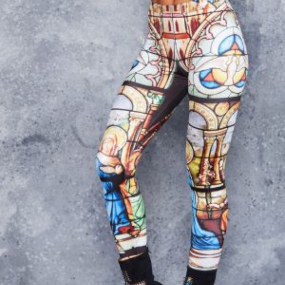 BlackMilk Clothing Cathedral Leggings